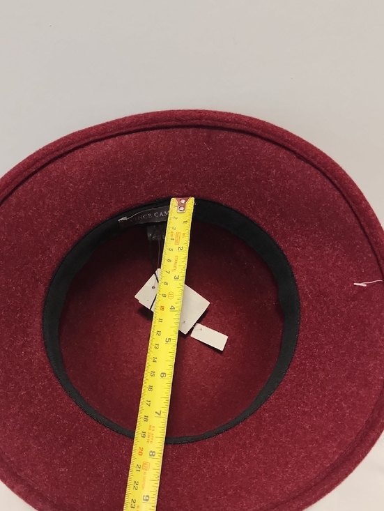 Vince Camuto Brand New Elegant Wine  Burgundy Hat with Gold Accent main image 7